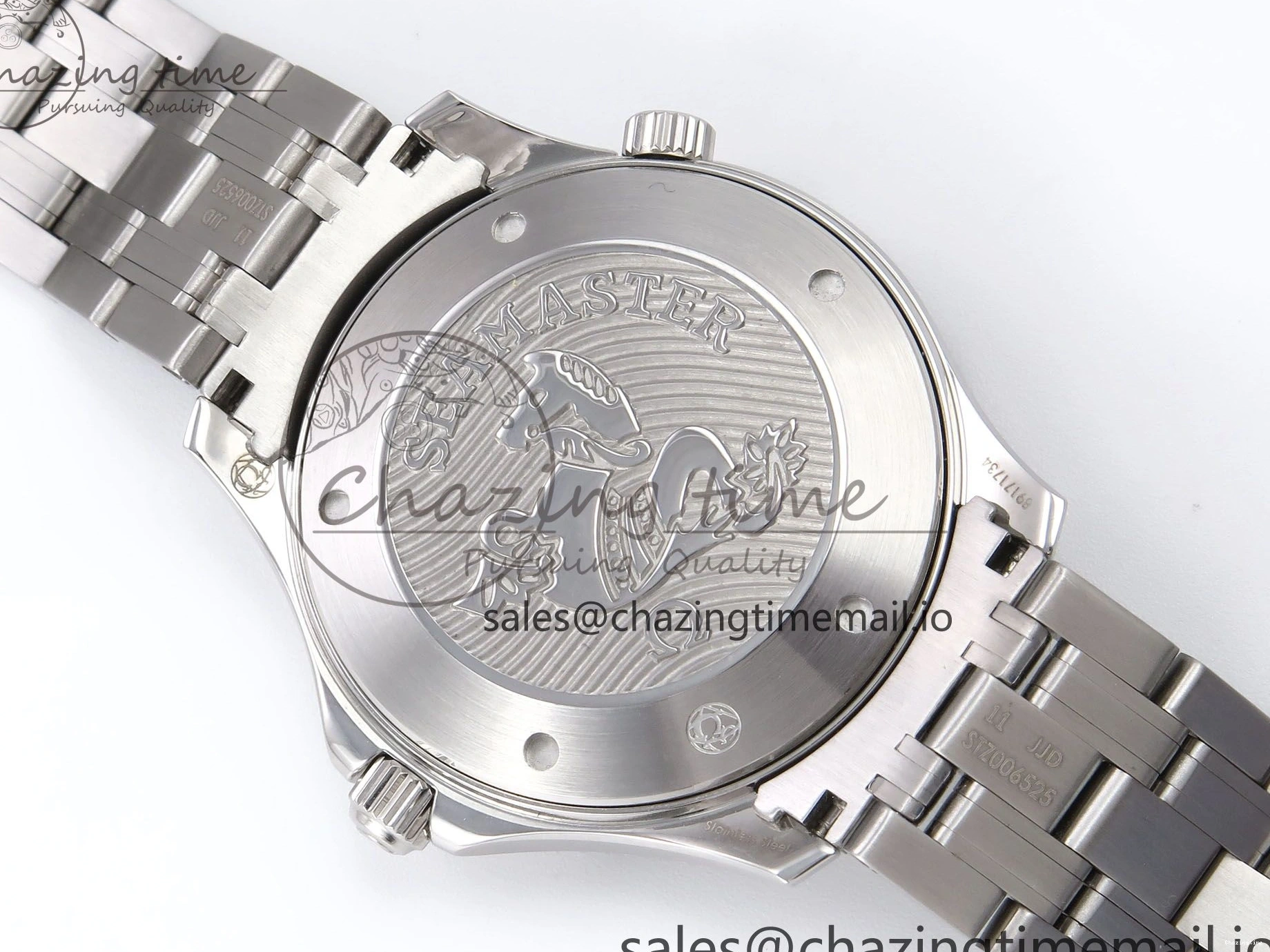 0315 Seamaster Diver 300M OMF 1:1 Best Edition Black Ceramic Black Dial on SS Bracelet A Seasonal 7708